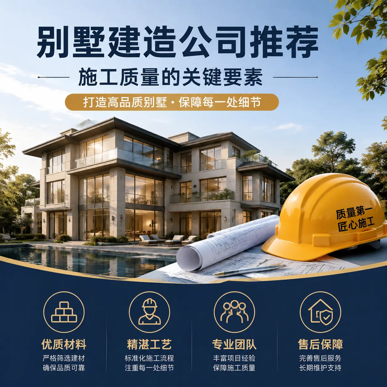 别墅建造公司推荐: 贞丰 施工质量的关键要素