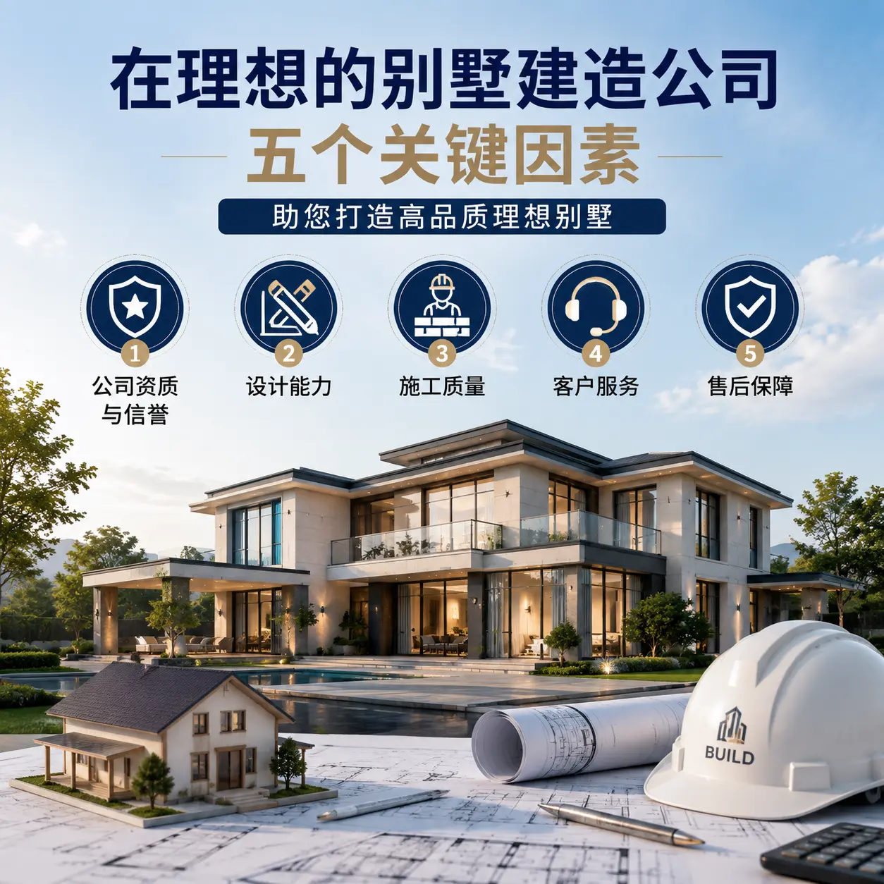 在 贞丰 找到理想别墅建造公司的五个关键因素