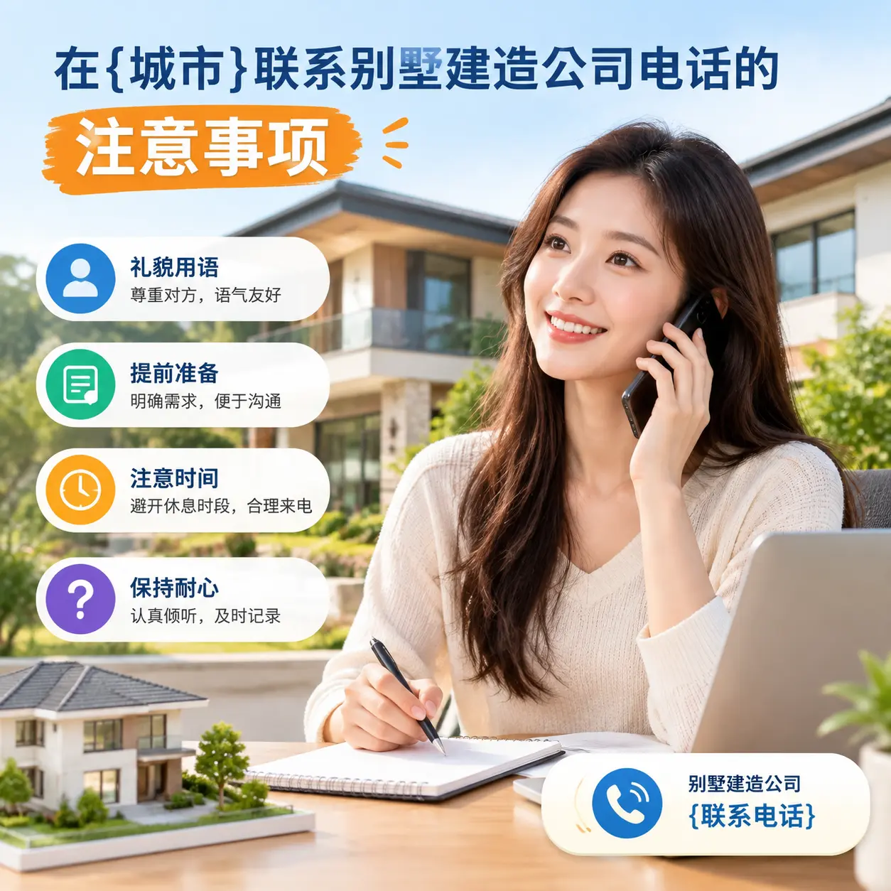 在贞丰联系别墅建造公司电话的注意事项