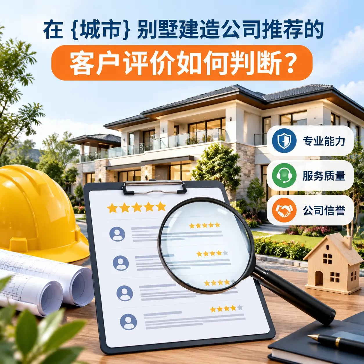 在 贞丰 别墅建造公司推荐的客户评价如何判断?