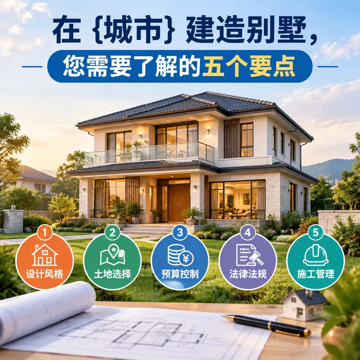在 贞丰 建造别墅,您需要了解的五个要点