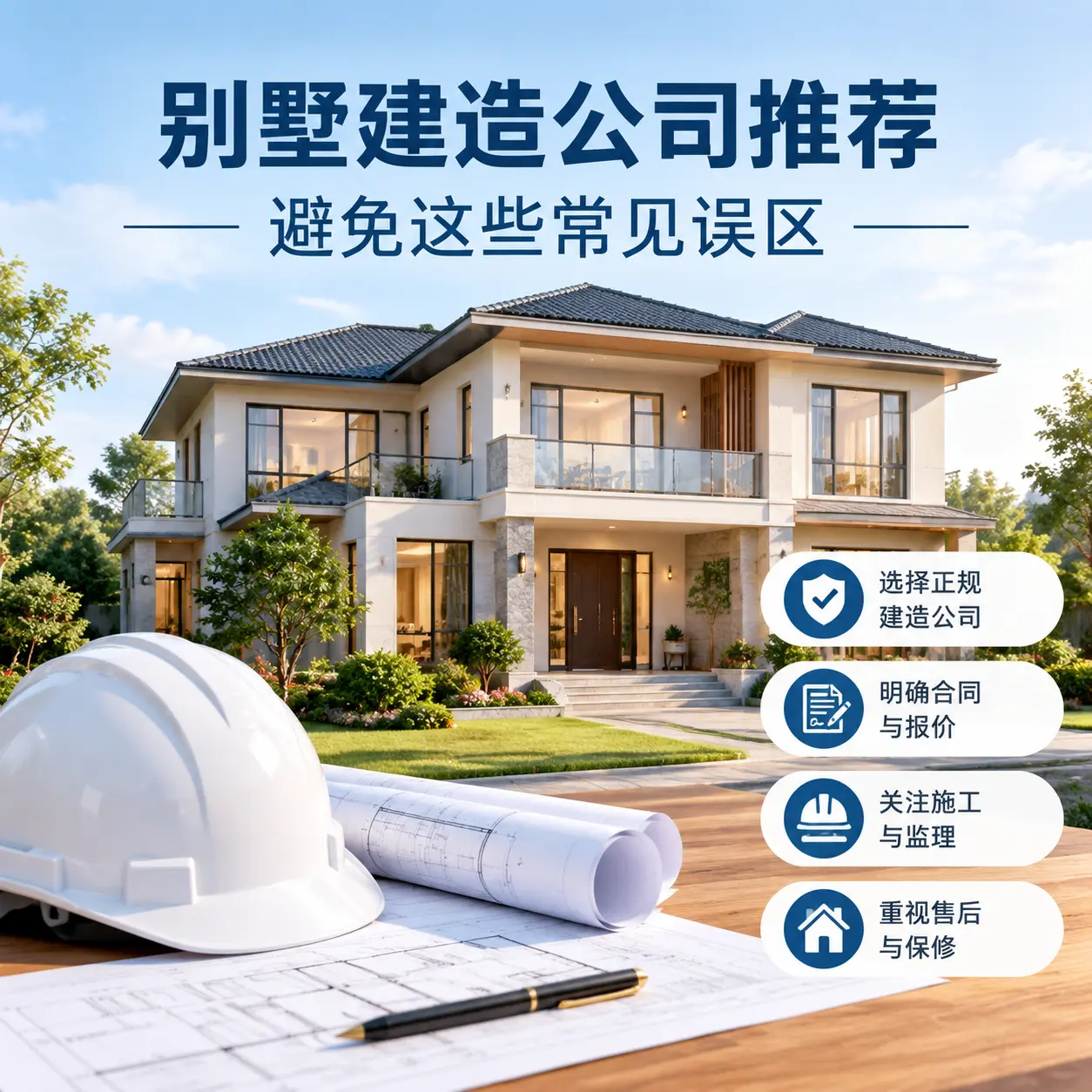 别墅建造公司推荐，避免这些常见误区